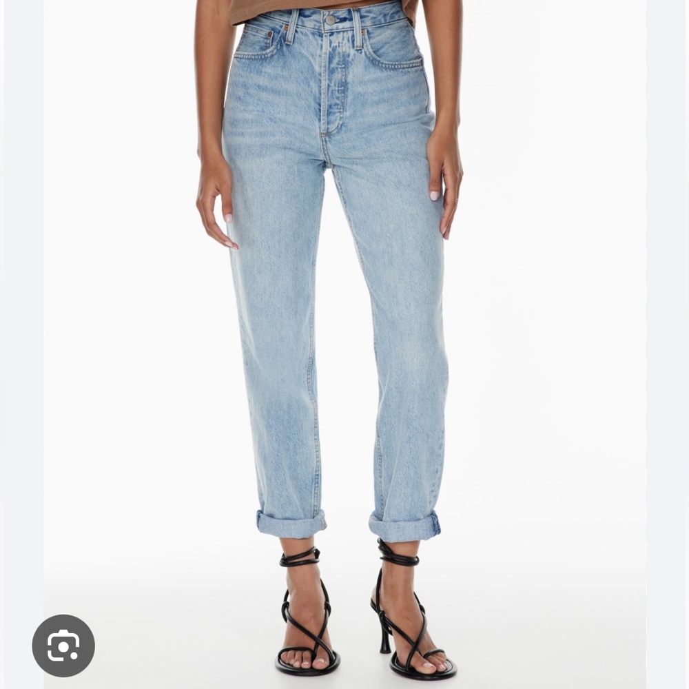 Denim Forum 💯%Organic Cotton Classic Light Blue Denim Jeans Size 28